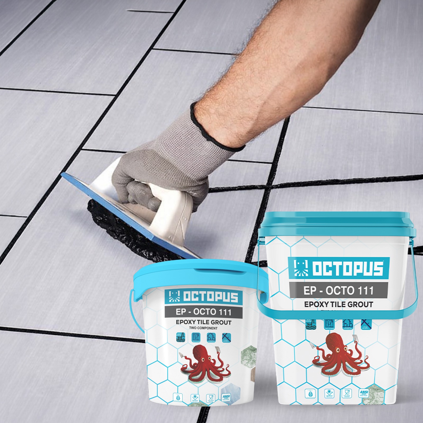 adhesive for fixing wall tiles